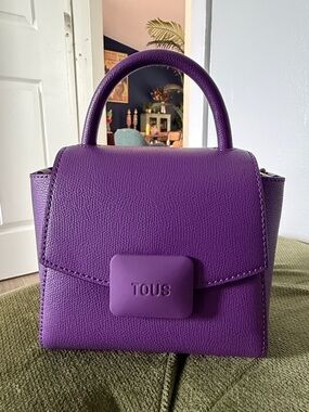 Tous Mini Top-Handle Bag in Violet